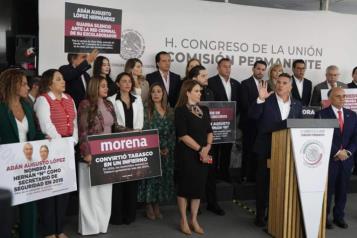 Presenta PRI denuncia penal contra AMLO y gobernadores de Morena