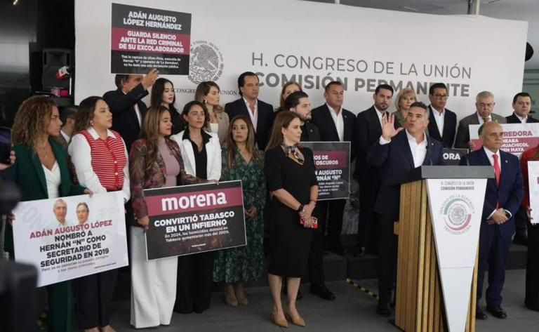 Presenta PRI denuncia penal contra AMLO y gobernadores de Morena