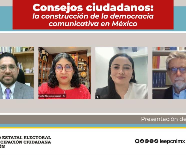 Presentan libro sobre democracia comunicativa Presentan libro sobre democracia comunicativa