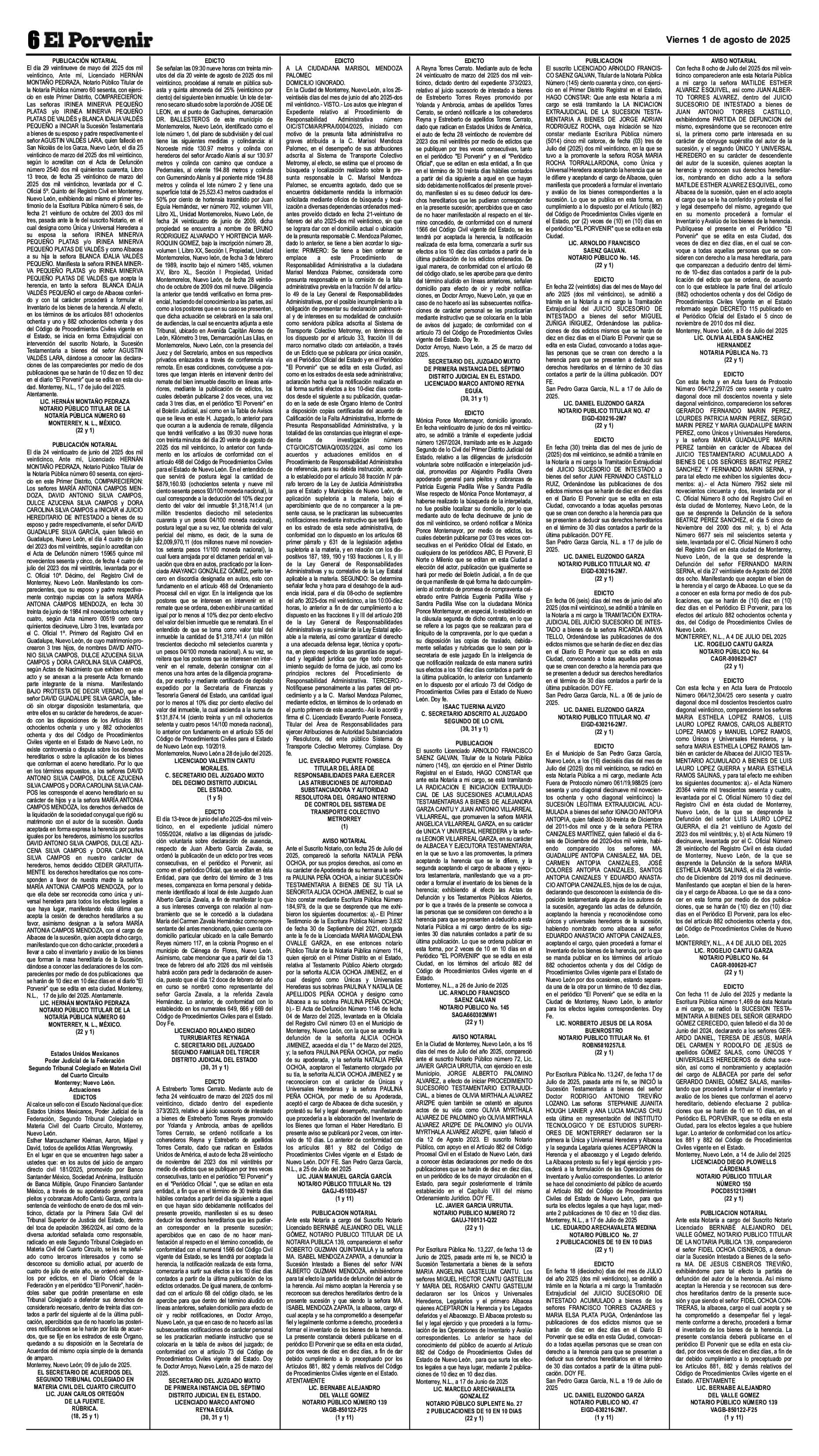 Edictos