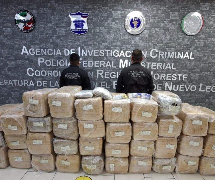 Aseguran 357 kilos de mariguana Aseguran 357 kilos de mariguana