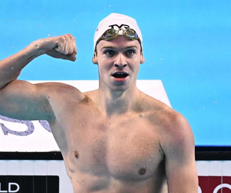 Gana León Marchand oro en 200 combinados Gana León Marchand oro en 200 combinados