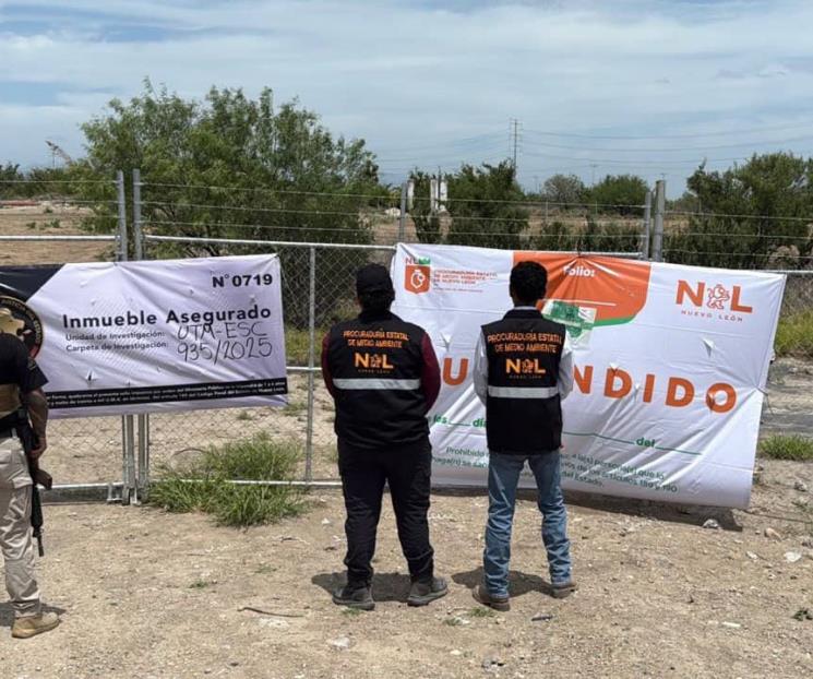 Suspenden desmonte en predio por daño ecológico