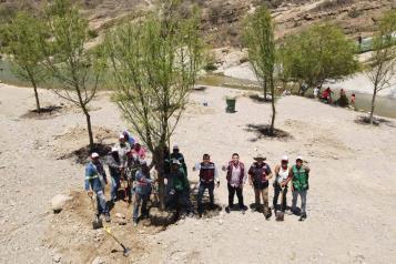 Reforestan el parque ecológico Nacataz