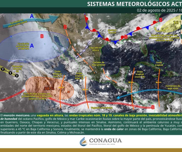 Así estará el clima hoy; pronostican más lluvias Así estará el clima hoy; pronostican más lluvias