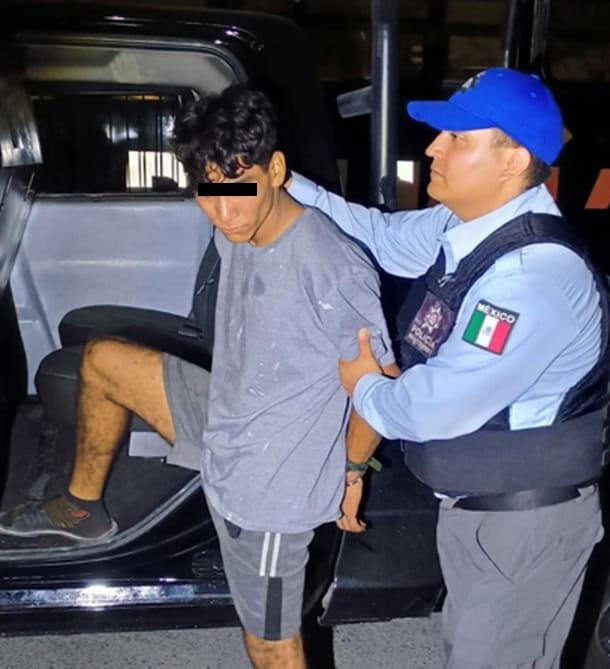 Golpea a hombre y lo detienen