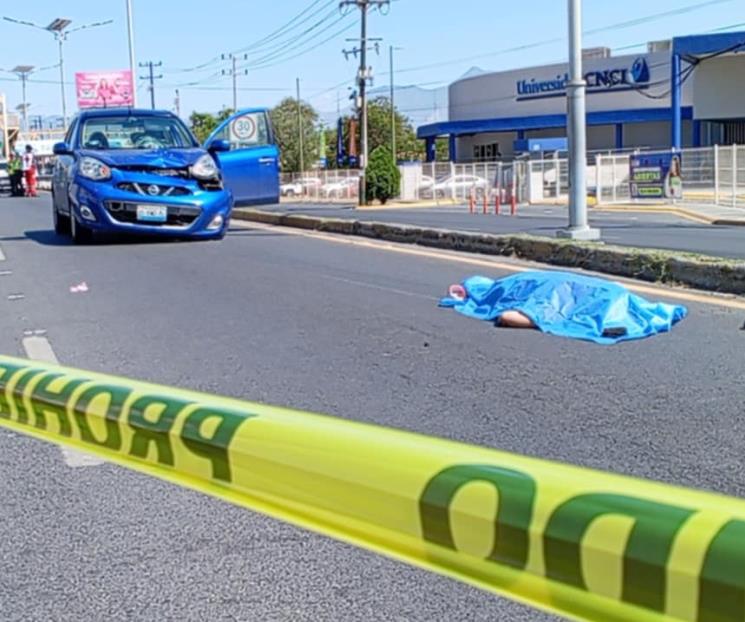 Muere mujer atropellada en Ruiz Cortines, al poniente de Monterrey