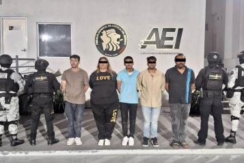 Detienen a cinco con armas y droga en Ciénega de Flores