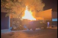 Detenido por provocar incendio en tejabán y daños a camioneta