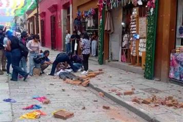 Deja sismo un herido y da&ntilde;os menores en Oaxaca