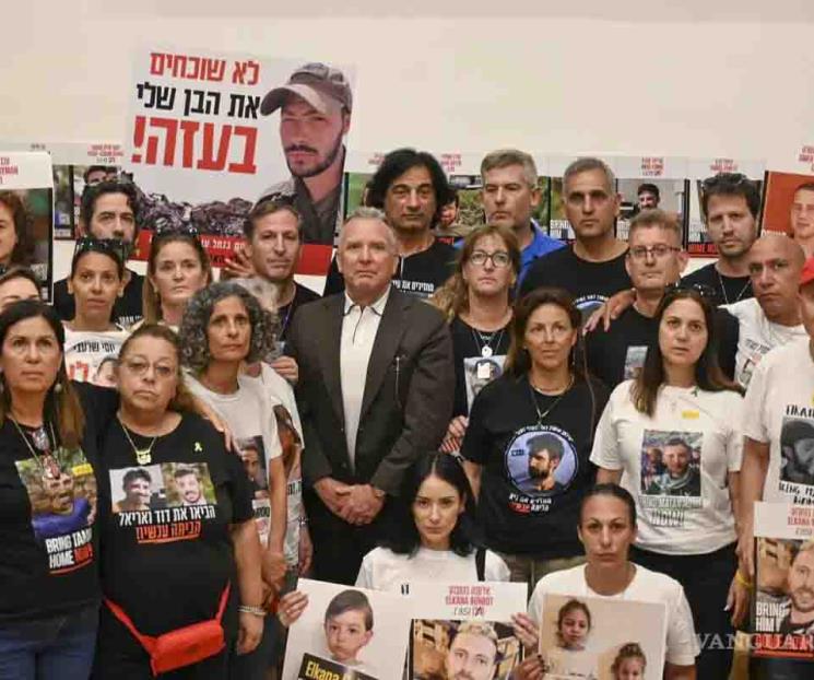 Enviado de Trump se re&uacute;ne en Israel con familias de rehenes cautivos
