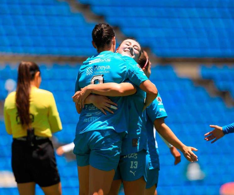 Rayadas le pegan 5-0 al Puebla