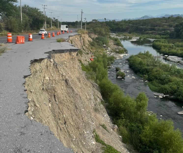 Gestiona Héctor García reparación de desgajamiento de avenida