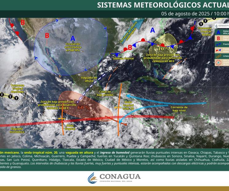 Tormenta tropical Dexter: conoce la trayectoria