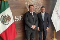 Se reúne Harfuch con presidente de Coparmex Se reúne Harfuch con presidente de Coparmex