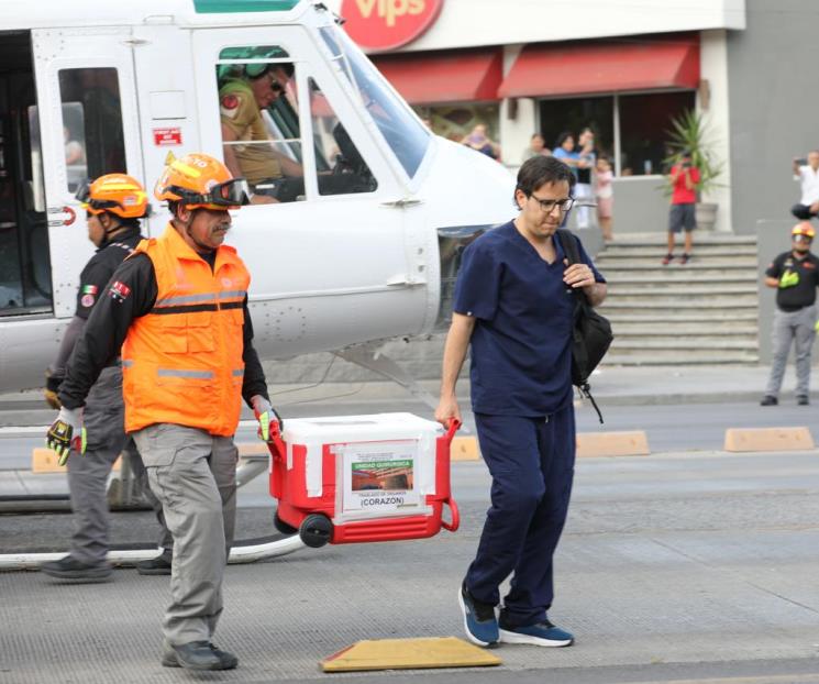 Llega de Guanajuato corazón para un trasplante en el IMSS
