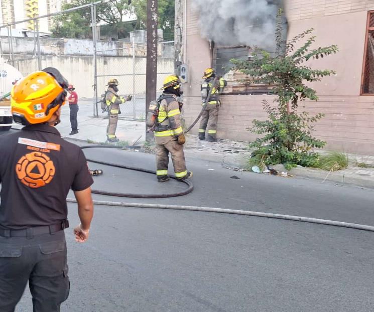 Alarma incendio en edificio abandonado
