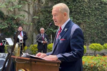 Embajador Johnson destaca coordinaci&oacute;n entre M&eacute;xico y EU