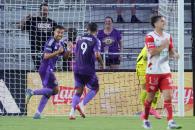 Despiden con goleada al Necaxa Despiden con goleada al Necaxa