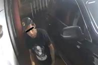 Roba asador y lo detienen