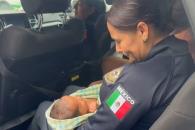 Rescatan a bebé de incendio en Escobedo Rescatan a bebé de incendio en Escobedo