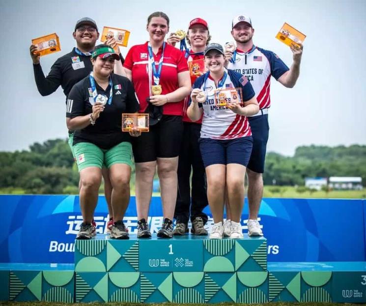 Obtiene México medalla de plata en Juegos Mundiales de China Obtiene México medalla de plata en Juegos Mundiales de China