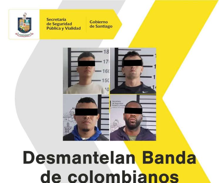 Cae banda de colombianos