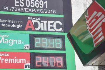 Seguirá gasolina regular en 24 pesos