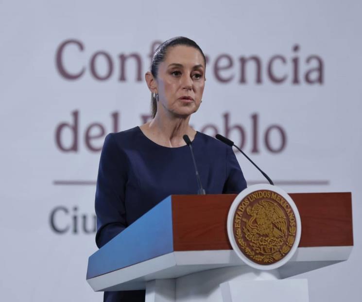 Sheinbaum: no va a haber invasión, asegura Sheinbaum: no va a haber invasión, asegura