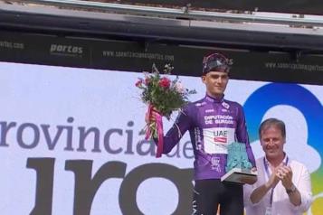 Se corona Isaac del Toro en la Vuelta a Burgos 