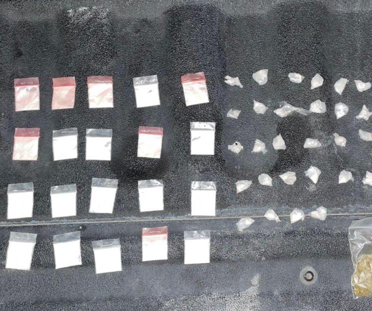 Detienen a un hombre con droga