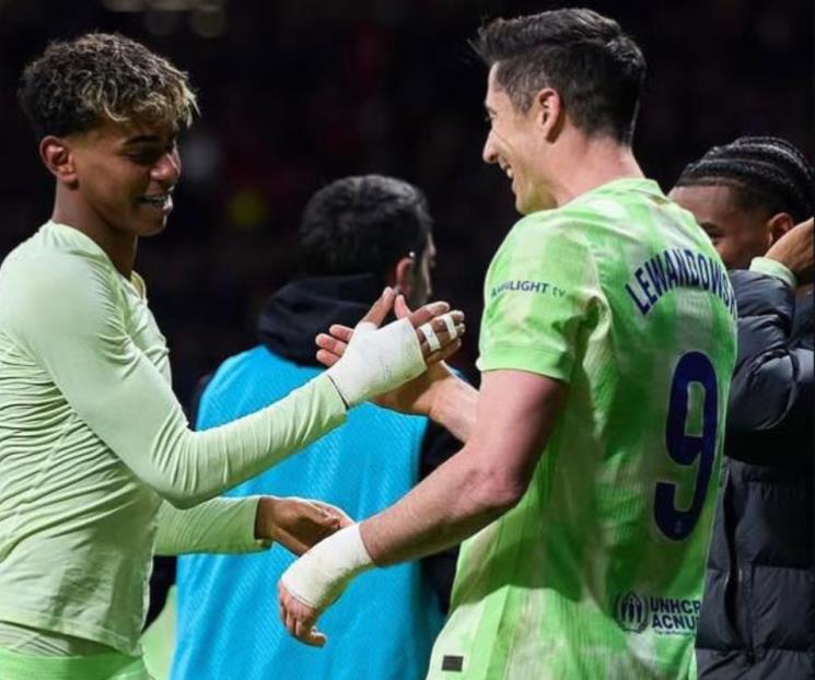 Sanciona la UEFA a Yamal y Lewandowski