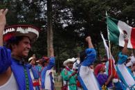 Marcha de los Pueblos Indígenas avanza sobre Reforma