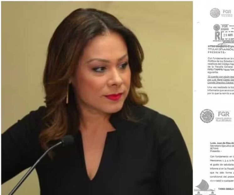 Investigaba delegado de FGR en Tamaulipas a Tania Contreras