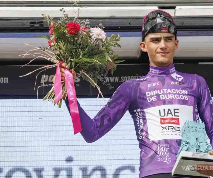 Queda segundo Isaac en etapa cinco y se corona en la Vuelta a Burgo
