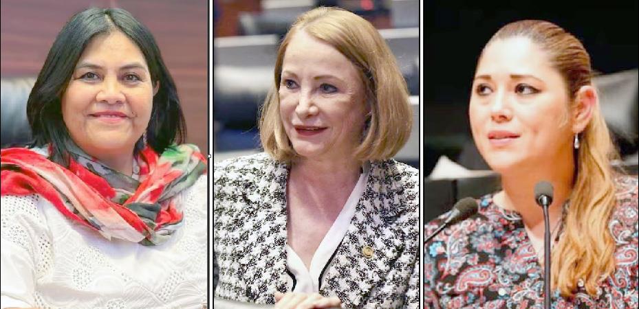 Contienden senadoras de Morena para presidir Senado Contienden senadoras de Morena para presidir Senado