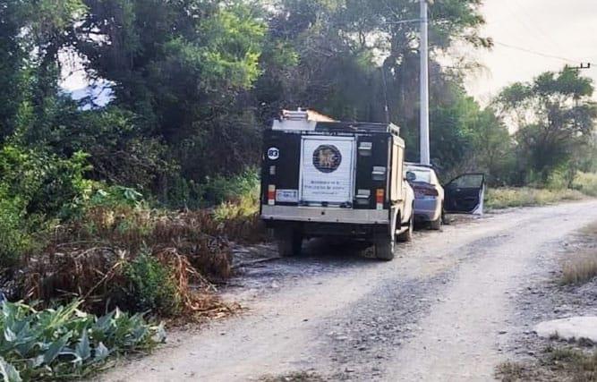 Descubren cuerpo calcinado en terreno baldío de García
