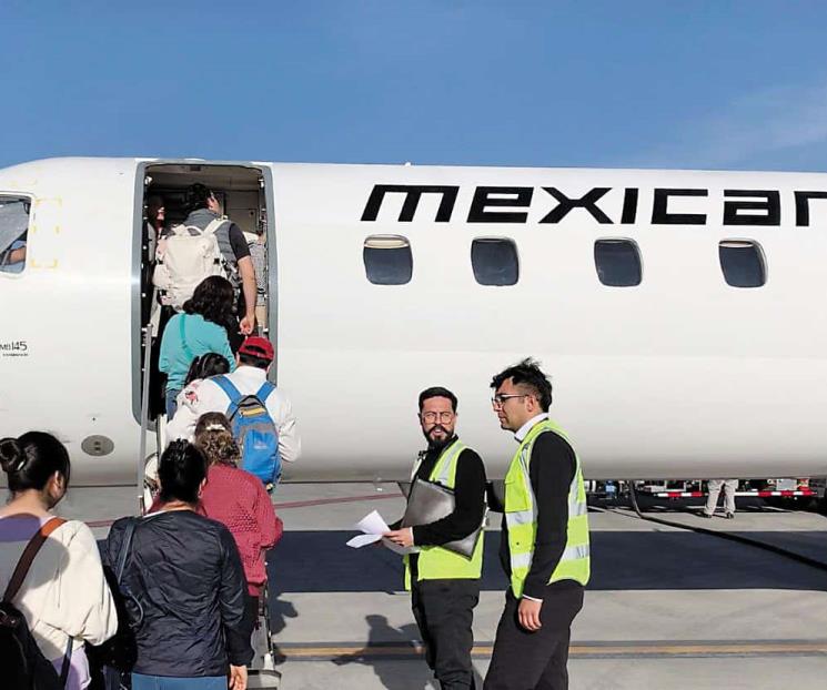 Mexicana ha transportado a un millón 500 mil pasajeros: Sheinbaum Mexicana ha transportado a un millón 500 mil pasajeros: Sheinbaum