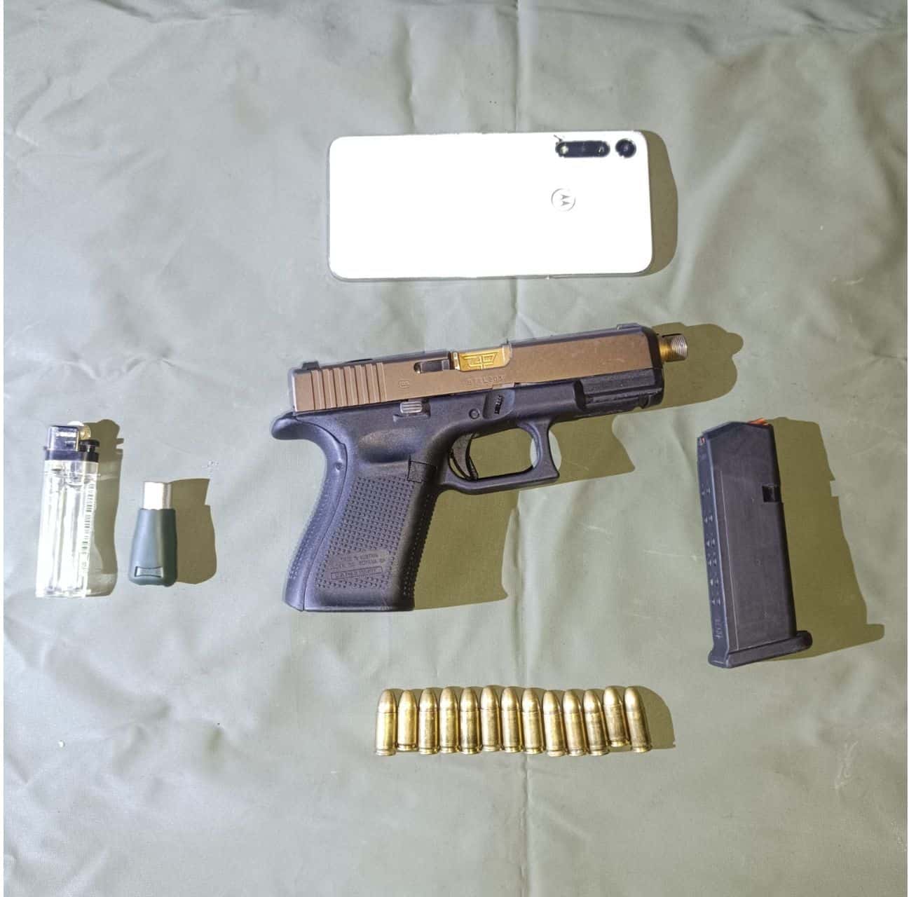 Durante trabajos de disuasión delictiva, el Grupo de Coordinación Metropolitana realizó el arresto de un joven, en el municipio de Juárez, quien portaba un arma de fuego cargada.