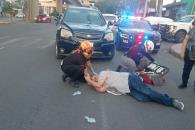 Resulta herido tras atropello