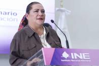 INE irá a foros como ciudadano: Guadalupe Taddei