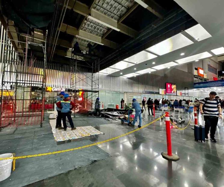Alerta AICM a pasajeros sobre lluvias en CDMX Alerta AICM a pasajeros sobre lluvias en CDMX