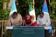 Acuerdan reforzar la seguridad binacional México-Guatemala