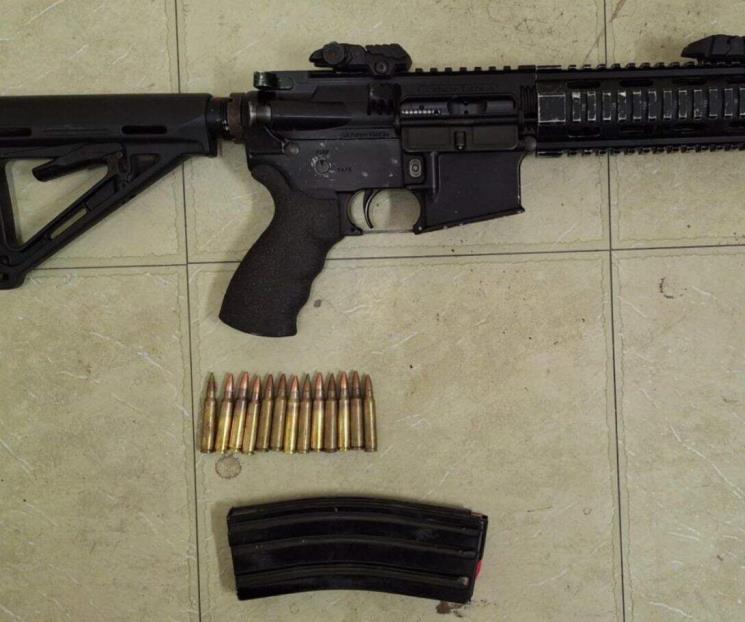 Aseguran armas y equipo táctico en Aramberri Aseguran armas y equipo táctico en Aramberri