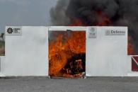 Incineran 647 kilos de droga