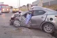 Muere mujer tras estrellar auto contra muro en Guadalupe Muere mujer tras estrellar auto contra muro en Guadalupe
