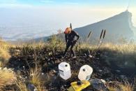 Se registra incendio en el cerro de La Silla