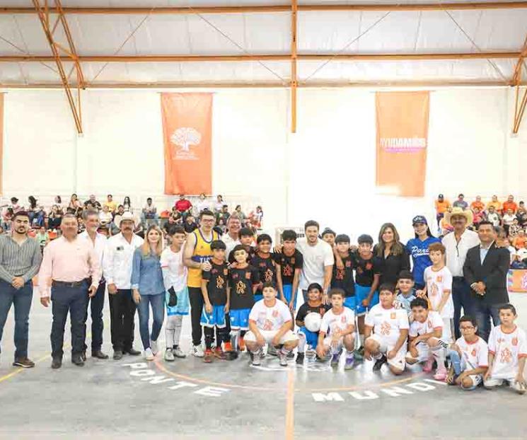 Entregan Polivalente Multideportivo en Cerralvo