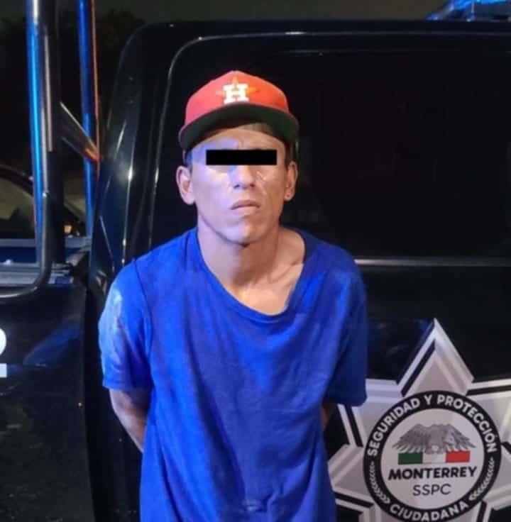 Detienen a hombre con droga en Monterrey