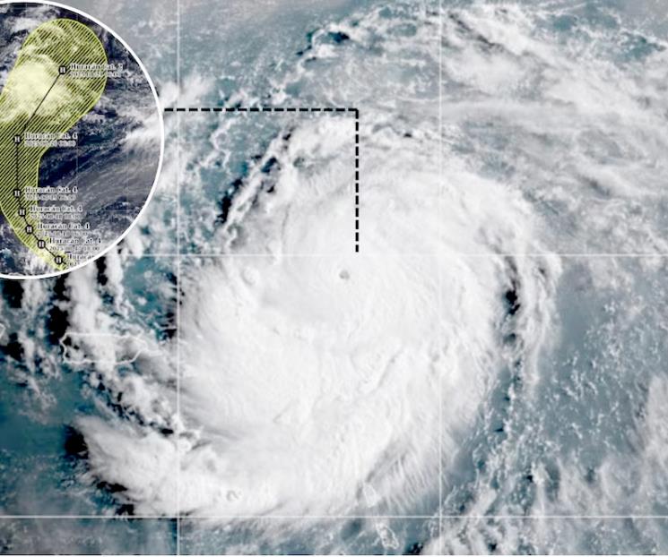 Se intensifica Huracán Erin a categoría 5 Se intensifica Huracán Erin a categoría 5